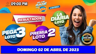 Sorteo 9 PM Loto Honduras, La Diaria, Pega 3, Premia 2, DOMINGO 02 de abril 2023 |✅🥇🔥💰