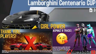 Lamborghini Centenario cup 🏆 Update X Anniversary Celebration Asphalt 8 Amazing 10th years