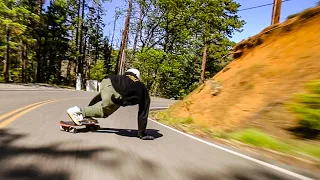 Downhill Skateboarding in the California Wilderness