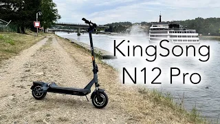 KingSong N12 Pro - příjemná projížďka na vrchol a honění Fabie 😅.