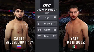 Zabit Magomedsharipov vs Yair Rodriguez | UFC Fight Night | UFC 3 EA Sports Gameplay