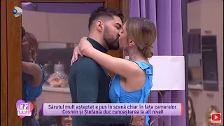 Casa Iubirii - COSMIN SI STEFANIA, PRIMUL SARUT! Bianca: ,,Nu ma asteptam...''