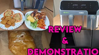 Tower Vortx 1700W Eco Dual Basket Air Fryer Unboxing, How to Use & Review