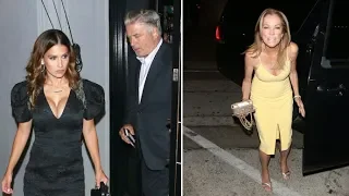 Alec Baldwin's Wife Hilaria Puts On SUPER Busty Display At Pre-Emmy Bash With Kathie Lee
