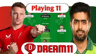 ENG vs PAK 3rd t20 playing 11 | Pitch report | England vs pakistan dream11 team