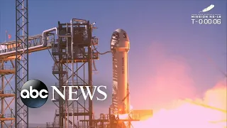 Blue Origin crew launches to edge of space l GMA