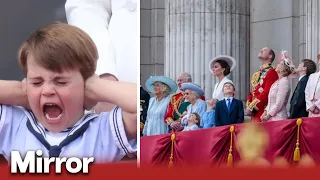 Prince Louis steals the show with his reaction to flypast