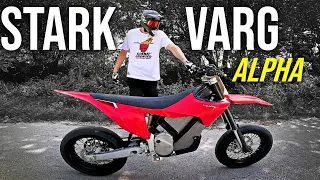 THE FIRST STARK SUPERMOTO (80HP) - POWER TESTRIDE !!