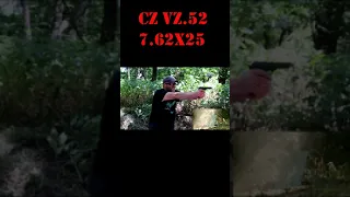 Shooting My CZ vz.52 Pistol Plus SloMO!