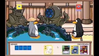 Club Penguin Card Jitsu Sensei Battle Gameplay