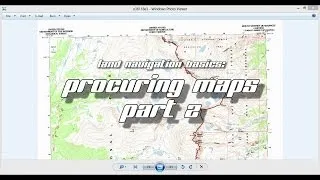 Land Navigation Basics: Procuring Maps Part 2