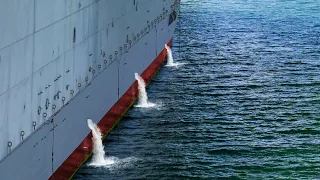 Why Do SMALL HOLES on Aircraft Carriers Constantly Release Water?