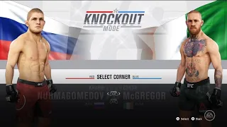 KHABIB VS MCGREGOR (UFC 3 KNOCKOUT MODE)