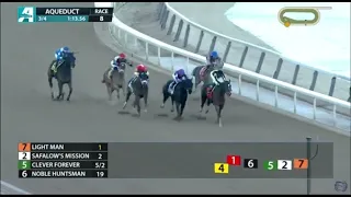 The Best Horse Race Of The Day 2/29 | What A Race
