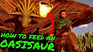 How To FEED an OASISAUR!!! Prevent it From Starving in Ark Survival Ascended!!!