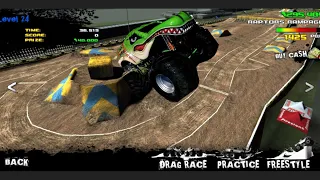 Monster Truck Destruction but i play as Raptors Rampage Level 24 (Pro edition) 😎 dirtiest level