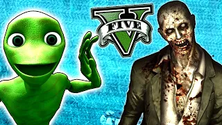 FRANKLIN SALVANDO o DAME TU COSITA do POLICIAL ZUMBI no GTA 5 !! (GTA V)