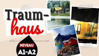 #339 Geschichte zum Lesen & Hören || Thema: Traumhaus am See | Deutsch lernen durch Hören || A1 - A2