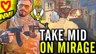 How to Take Mid Control on Mirage Like The Pros - CS2 Guide