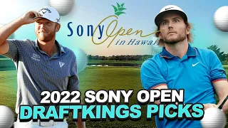 2022 Sony Open Draftkings DFS Golf Preview: Core Picks in Every Price Range