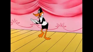 Daffy Duck hits the griddy but with right foot creep