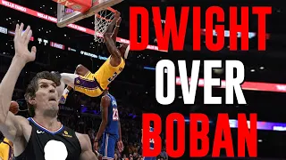 Dwight Howard Dunks Over Boban Marjanovic