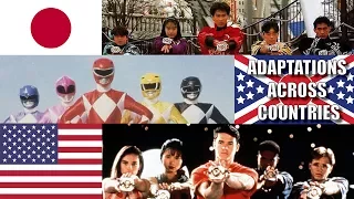 Sentai Power! Rangers from another land. Adaptations Across Countries