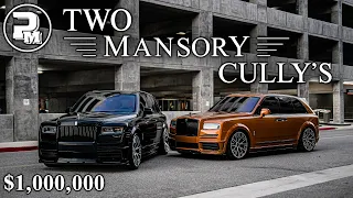 Two brand new Mansory Rolls Royce Cullinan's freshly completed, $1,000,000 value amongst the pair.