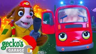 Gecko's Garage - Firefighting Friends | Cartoons For Kids | Toddler Fun Learning