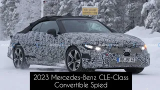 Mercedes-Benz CLE-Class Convertible Spied Testing In The Snow