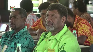 President Ratu Wiliame Katonivere Maivalili officiates at the Macuata Yellow Ribbon Symposium