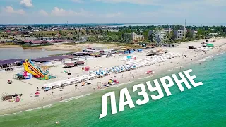 [4K] Лазурное с высоты птичьего полета