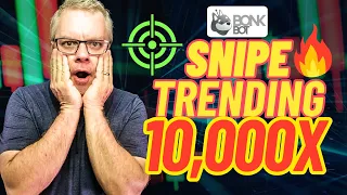 New BonkBot Strategy Sniping Meme Tokens | 10000X Gains Can be Made