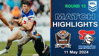 Wests Tigers v Newcastle Knights | Match Highlights | NRL 2024