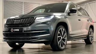 Škoda Kodiaq SportLine 4WD DSG With The Optional Running Boards & A Space Saver Spare Wheel