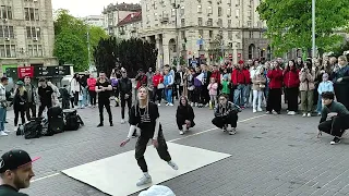 Kyiv. Dancing on the cobblestones. This is my city.