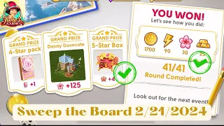 June’s Journey Sweep The Board February 21, 2024 - Level 825 Player