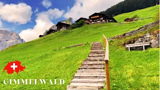 Gimmelwald, Switzerland ☀️ Most Beautiful Villages in Switzerland 🚠 Walking tour 🌄 Alpine Paradise