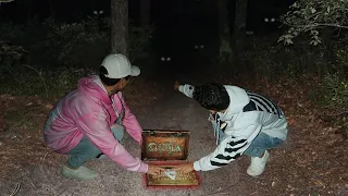 OUIJA BOARD AT THE UNKNOWN CLINTON ROAD TRAIL!