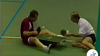 Insane Table Tennis Match at Qatar Open you have never seen || Funny Table Tennis match