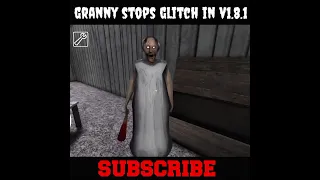 Granny New Stops Glitch In v1.8.1 Granny #shorts #ytshorts #granny #youtubeshorts #shortsfeed#viral