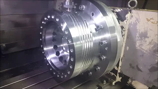 4-axis CNC Milling.  Blown Film Die Machining Preview