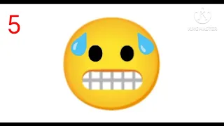 Emoji becoming scared