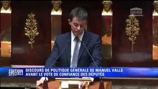 L'intégralité du discours de politique générale de Manuel Valls - 08/04