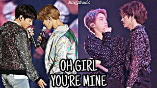Oh Girl You're Mine ~ Jikook and Taejin Hindi edit || btsbollywoodfmv