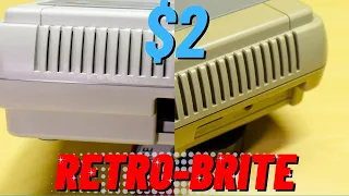 Is this the Cheapest & Easiest Retrobrite Method?