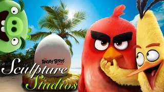 Angry Birds Egg and Nest by Sculpture Studios