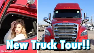 Our 2021 Freightliner Cascadia New Truck Tour | sort of
