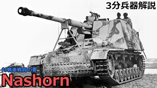 【3分兵器解説】ドイツ陸軍対戦車自走砲 ナースホルン　～ドイツ軍対戦車戦闘の要～