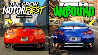 The Crew Motorfest vs NFS Unbound - Physics and Details Comparison